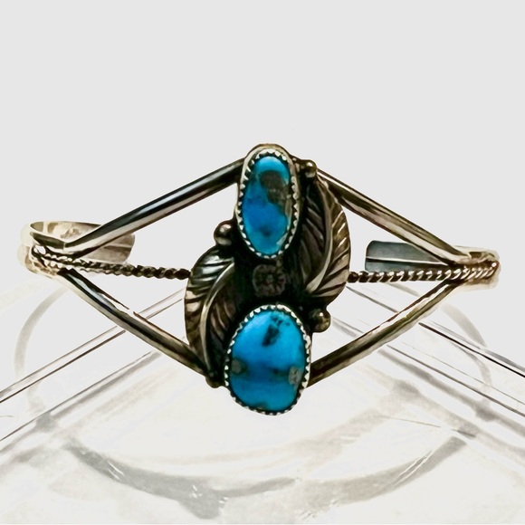 Signed Richard Begay, Vintage “Morenci” Turquoise